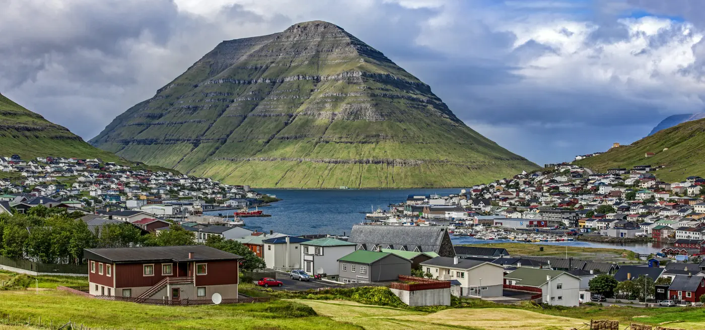 Klaksvík í Færeyjum, heimabær Föroya Bjór