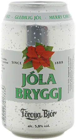 Föroya Jólabryggj, 33 cl dós