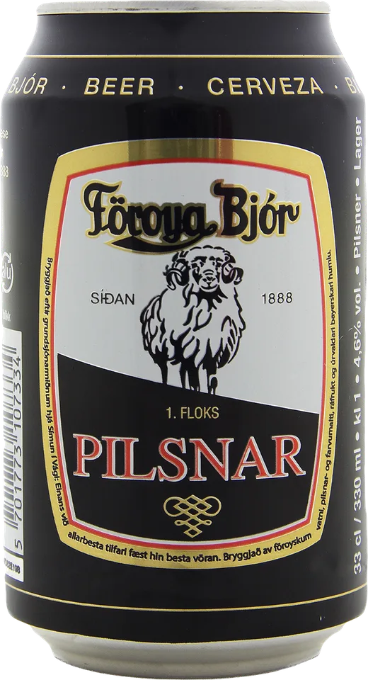 Föroya Pilsnar Veðraöl, 33 cl dós